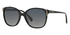 Prada PR 01OS CONCEPTUAL 1AB5W1 55 - Black / Polarized Gray Gradient #id:pr01os1ab5w1_s:100100