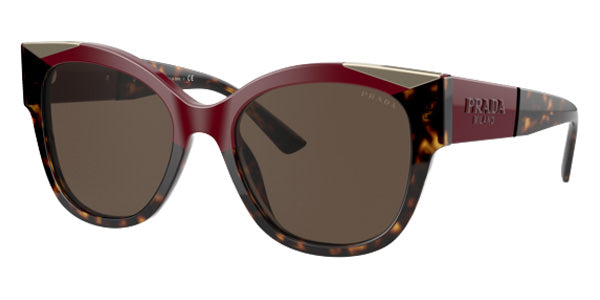 Prada PR 02WS 07C0D1 54 - Cherry/Dark Havana / Dark Brown #id:pr02ws07c0d1_s:100100