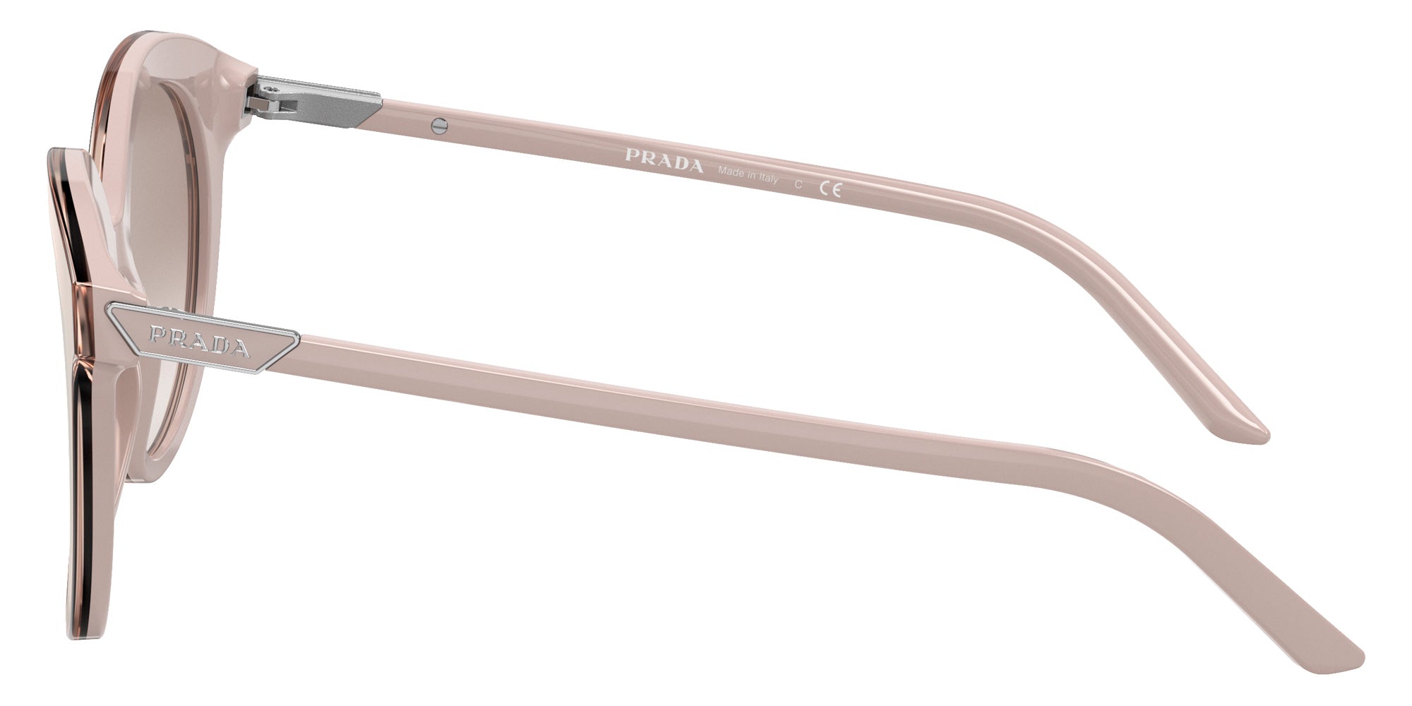 Prada PR 02YS 01Y1L0 51 - Alabaster/Crystal / Clear Gradient Brown #id:pr02ys01y1l0_s:100110