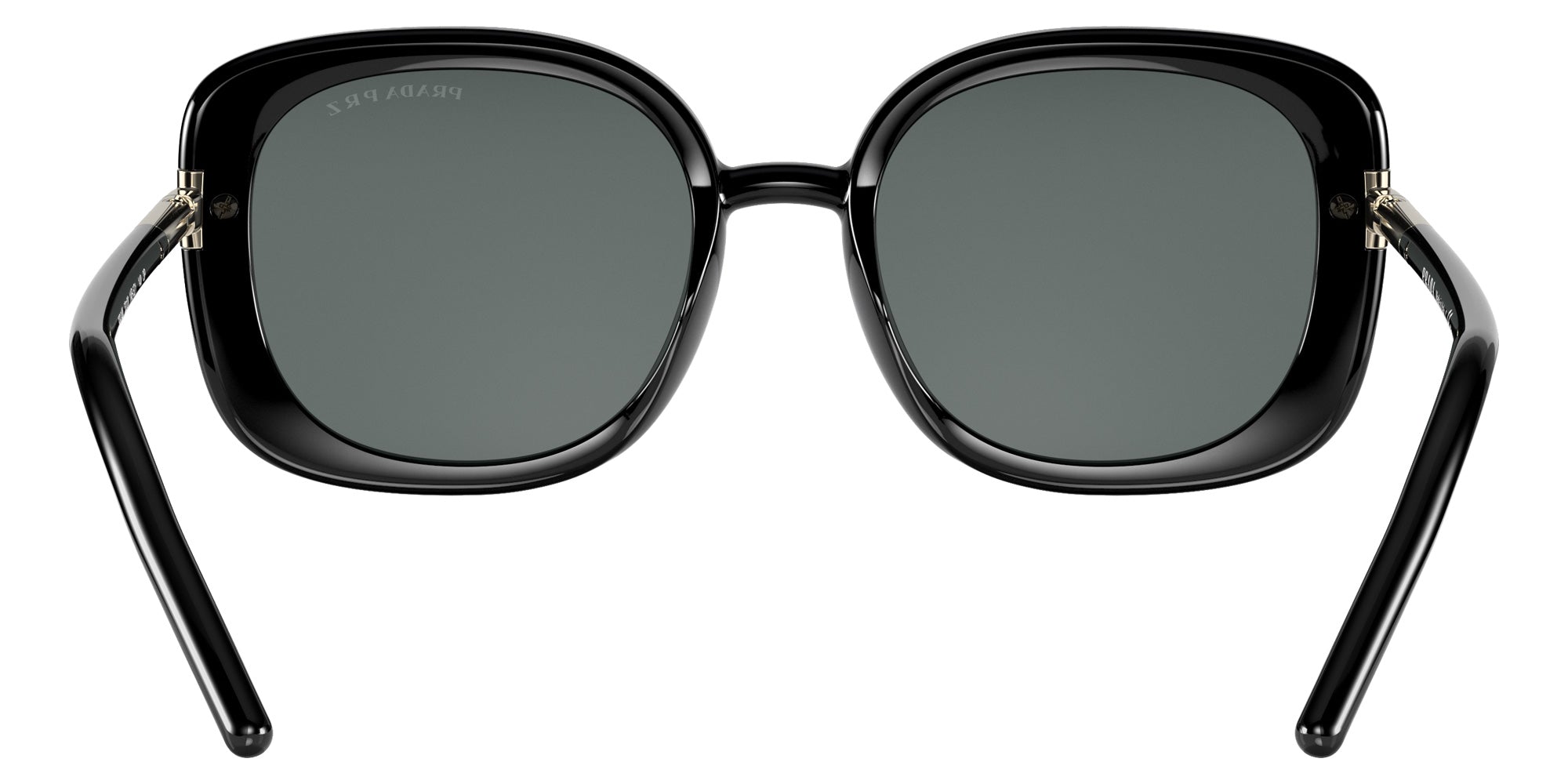 Prada PR 04WS 1AB5Z1 53 - Black / Polarized Dark Gray #id:pr04ws1ab5z1_s:100115