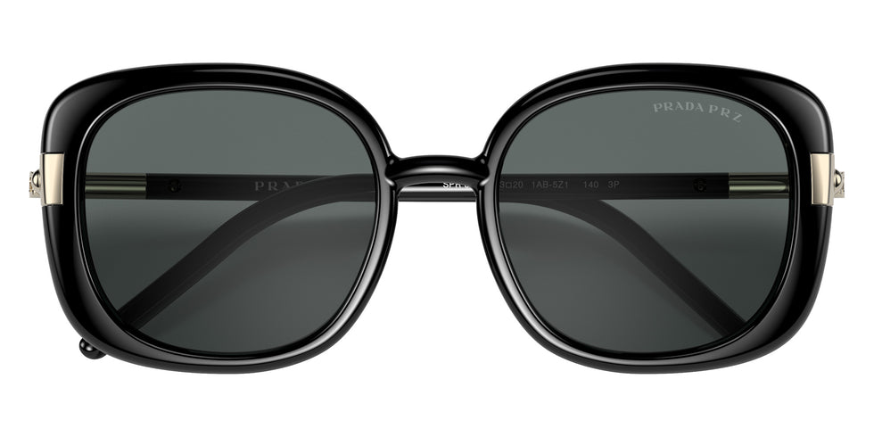 Prada PR 04WS 1AB5Z1 53 - Black / Polarized Dark Gray #id:pr04ws1ab5z1_s:100120