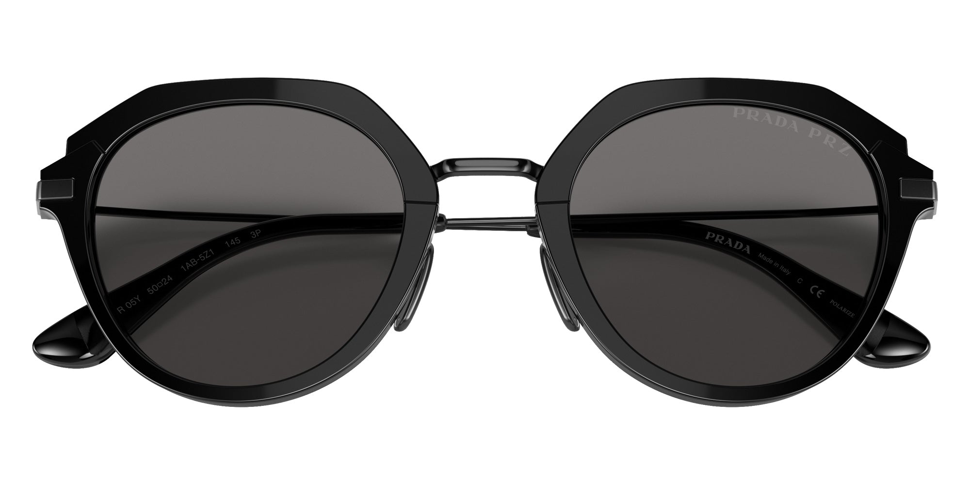 Prada PR 05YS 1AB5Z1 50 - Black / Polarized Dark Gray #id:pr05ys1ab5z1_s:102120
