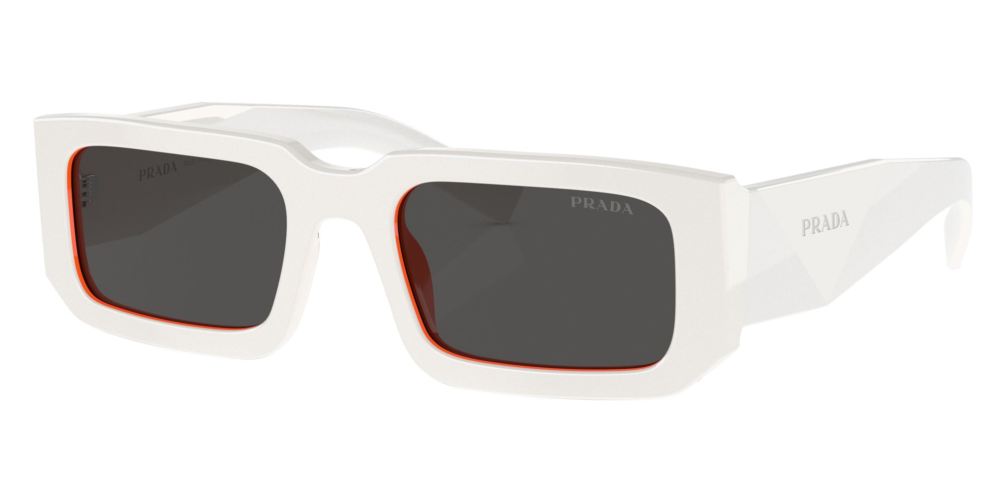 Prada PR 06YS 17M5S0 53 - Talc/Orange / Dark Gray #id:pr06ys17m5s0_s:100105