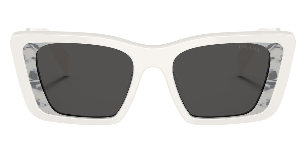 Prada PR 08YS 02V5S0 51 - White/Havana Black / Dark Gray #id:pr08ys02v5s0_s:100100