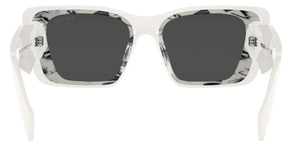 Prada PR 08YS 02V5S0 51 - White/Havana Black / Dark Gray #id:pr08ys02v5s0_s:100115
