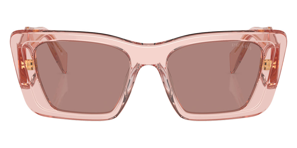 Prada PR 08YS 19Q10D 51 - Transparent Peach / Light Brown #id:pr08ys19q10d_s:102100