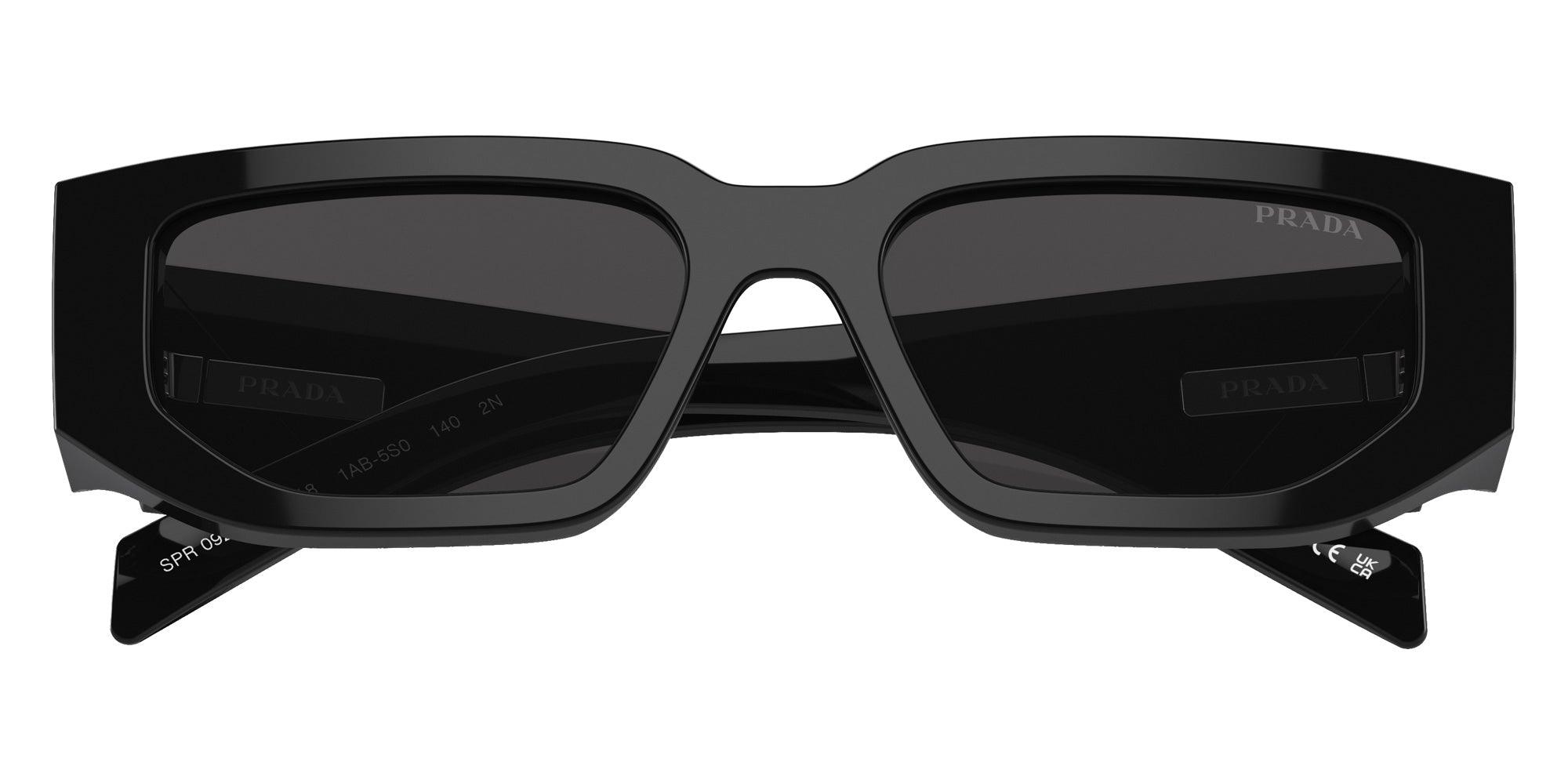 Prada PR 09ZSF 1AB5S0 55 - Black / Dark Gray #id:pr09zsf1ab5s0_s:102120