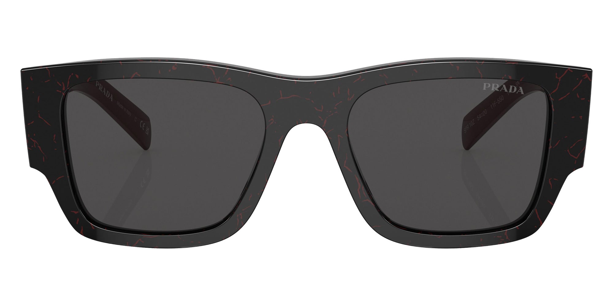 Prada PR 10ZS 11F5S0 54 - Black Etruscan Marble / Dark Gray #id:pr10zs11f5s0_s:100100