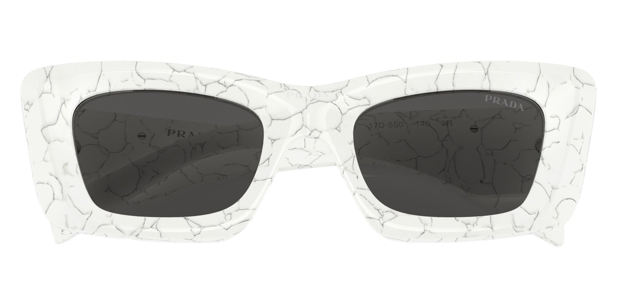 Prada PR 13ZS 17D5S0 50 - Matte White Marble / Dark Gray #id:pr13zs17d5s0_s:100120