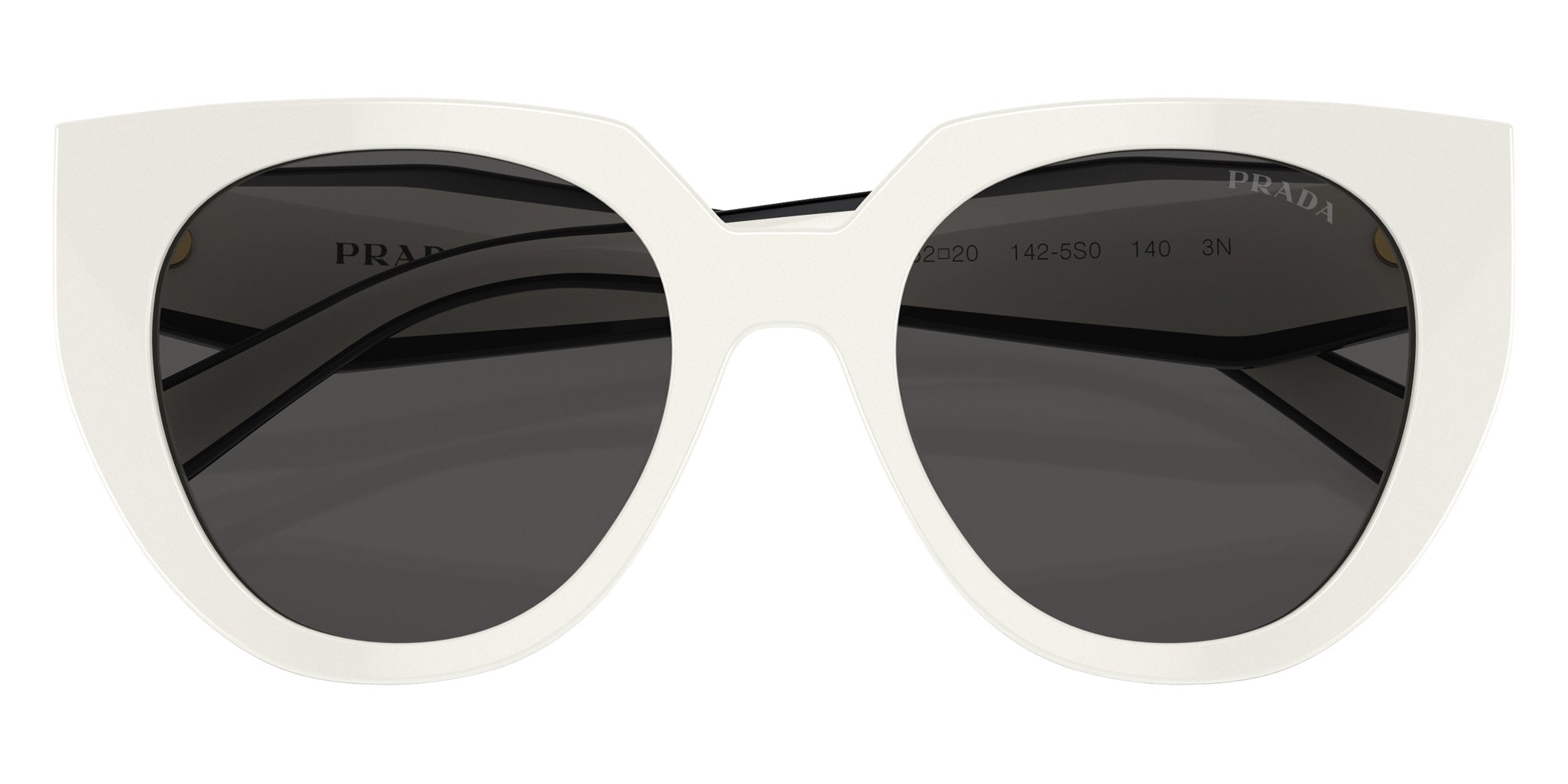 Prada PR 14WS 1425S0 52 - Talc / Dark Gray #id:pr14ws1425s0_s:100120