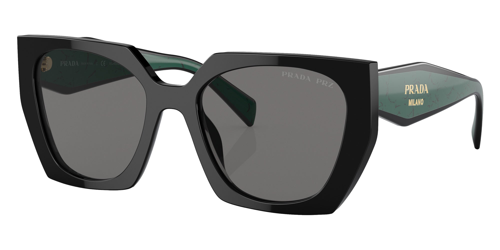 Prada PR 15WS 1AB5Z1 54 - Black / Dark Gray Polarized #id:pr15ws1ab5z1_s:100105