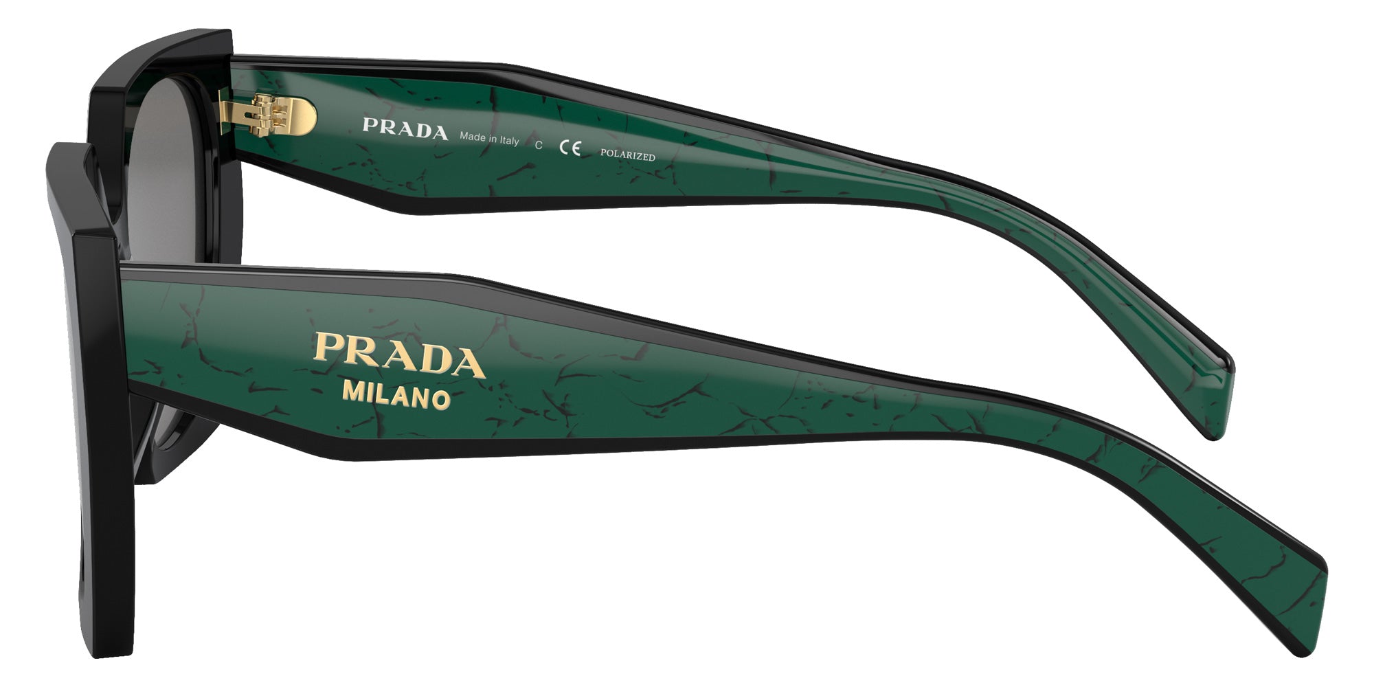 Prada PR 15WS 1AB5Z1 54 - Black / Dark Gray Polarized #id:pr15ws1ab5z1_s:100110