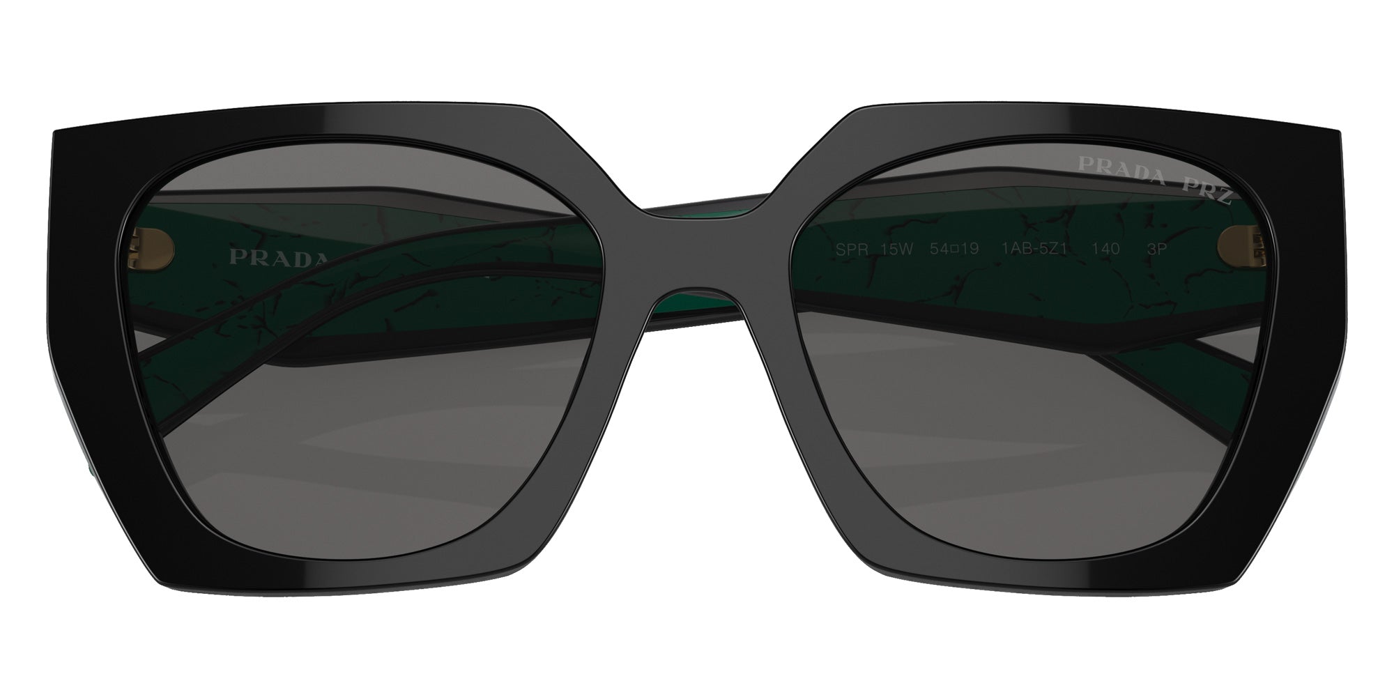 Prada PR 15WS 1AB5Z1 54 - Black / Dark Gray Polarized #id:pr15ws1ab5z1_s:100120