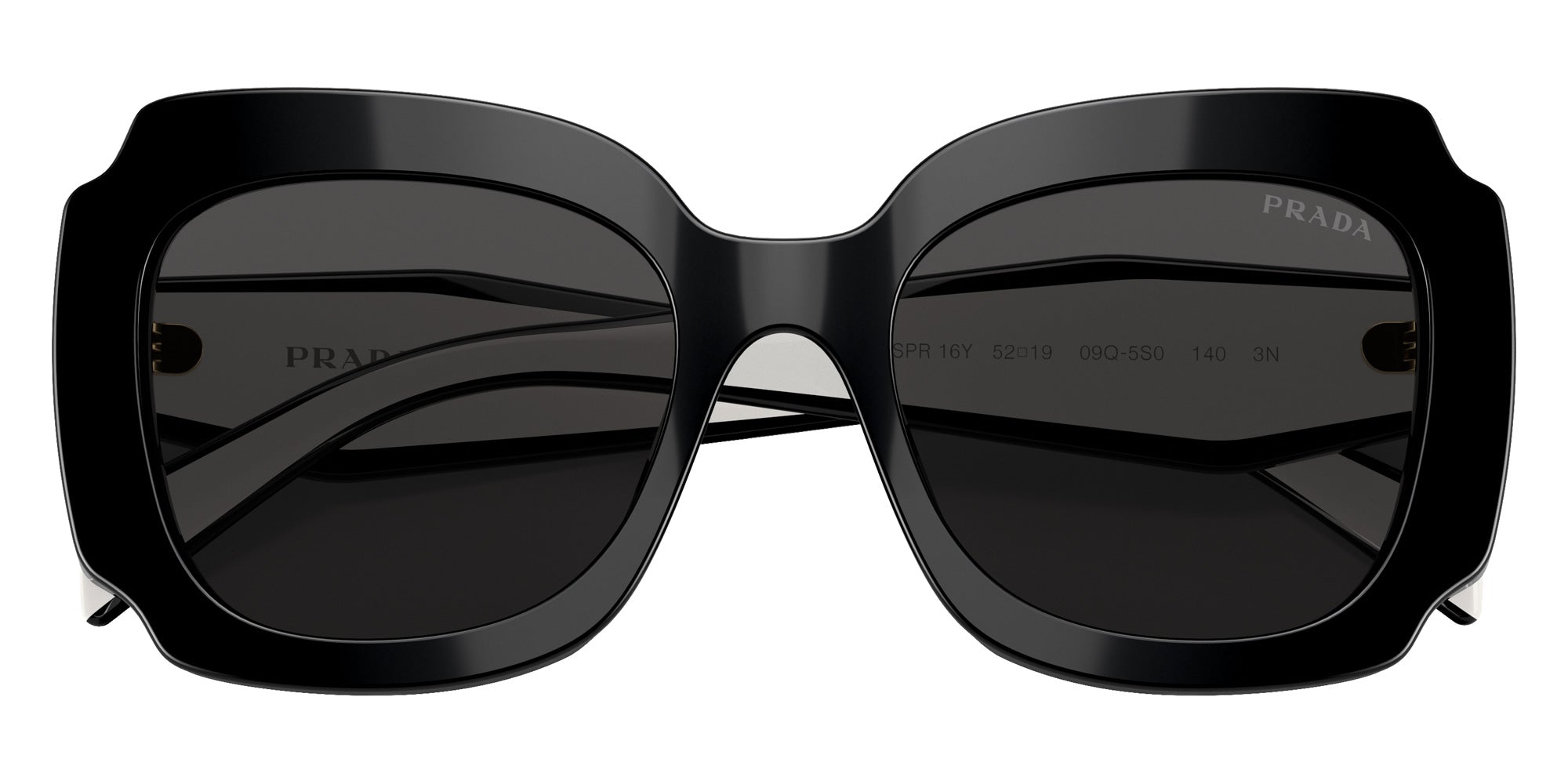 Prada PR 16YS 09Q5S0 52 - Black / Dark Gray #id:pr16ys09q5s0_s:102120