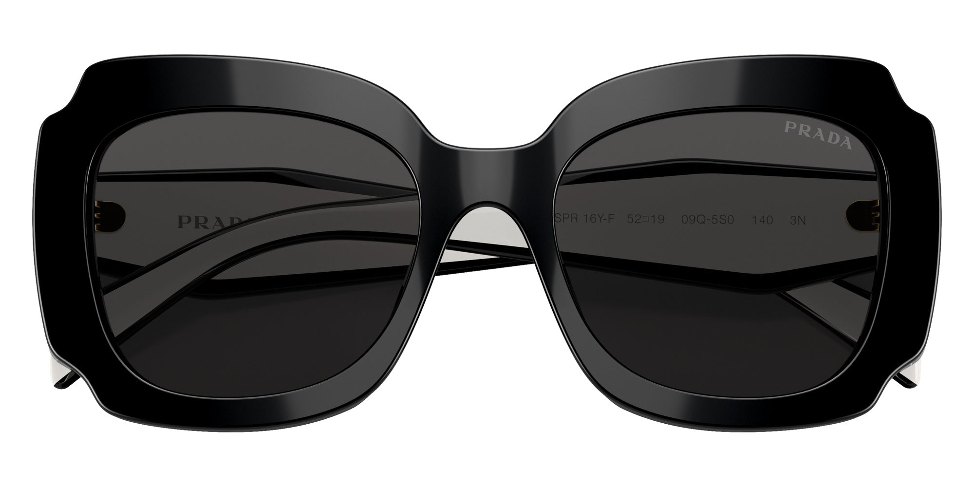 Prada PR 16YSF 09Q5S0 54 - Black / Dark Gray #id:pr16ysf09q5s0_s:100120