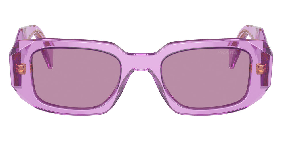 Prada PR 17WSF 13R07Q 51 - Transparent Amethyst / Dark Violet Mirrored Silver Int #id:pr17wsf13r07q_s:100100