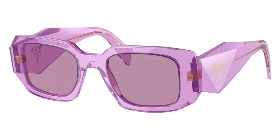 Prada PR 17WSF 13R07Q 51 - Transparent Amethyst / Dark Violet Mirrored Silver Int #id:pr17wsf13r07q_s:100105