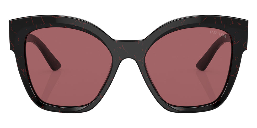 Prada PR 17ZS 11F08S 54 - Black/Etruscan Marble / Dark Violet #id:pr17zs11f08s_s:100100