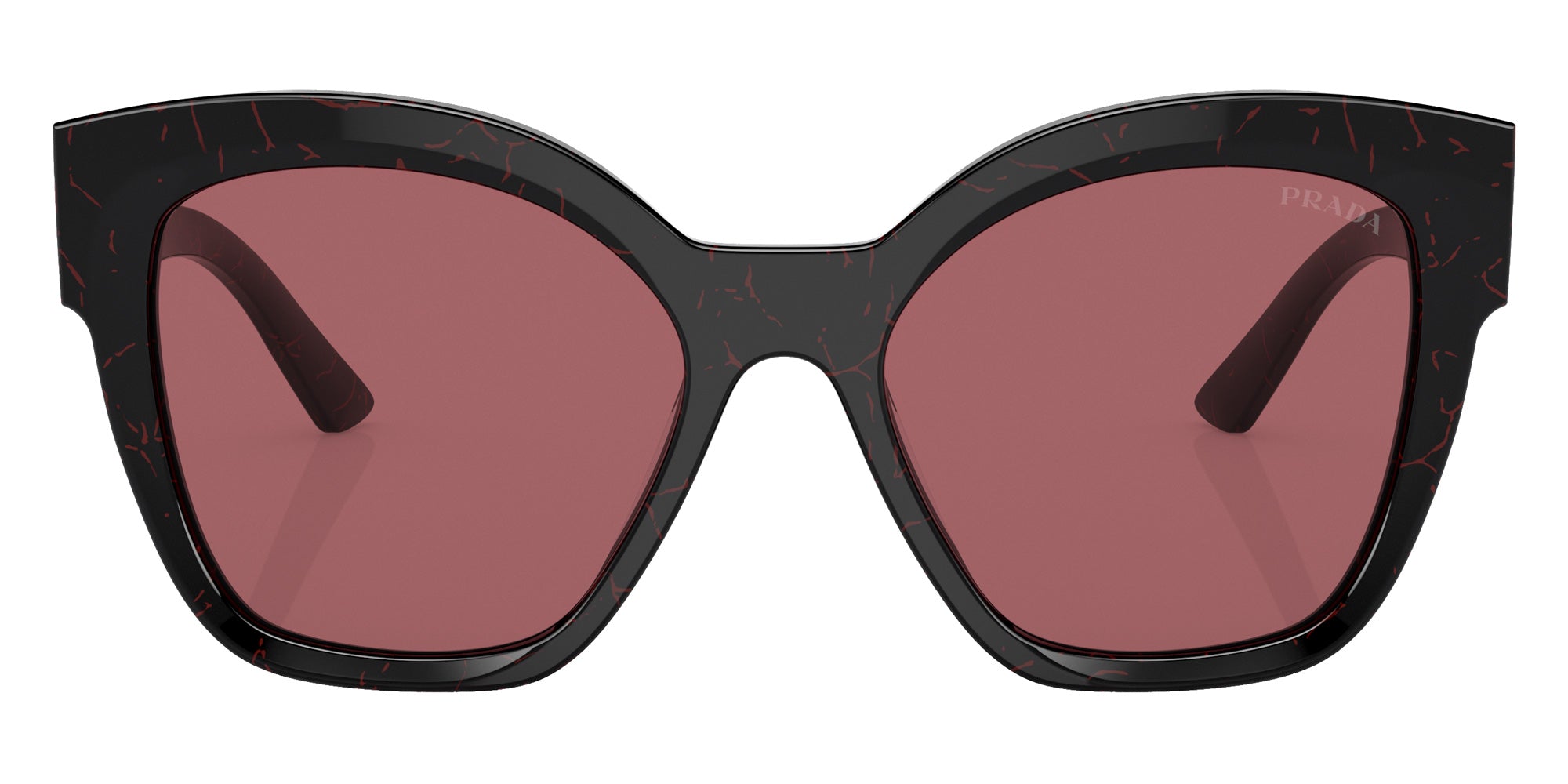 Prada PR 17ZS 11F08S 54 - Black/Etruscan Marble / Dark Violet #id:pr17zs11f08s_s:100100