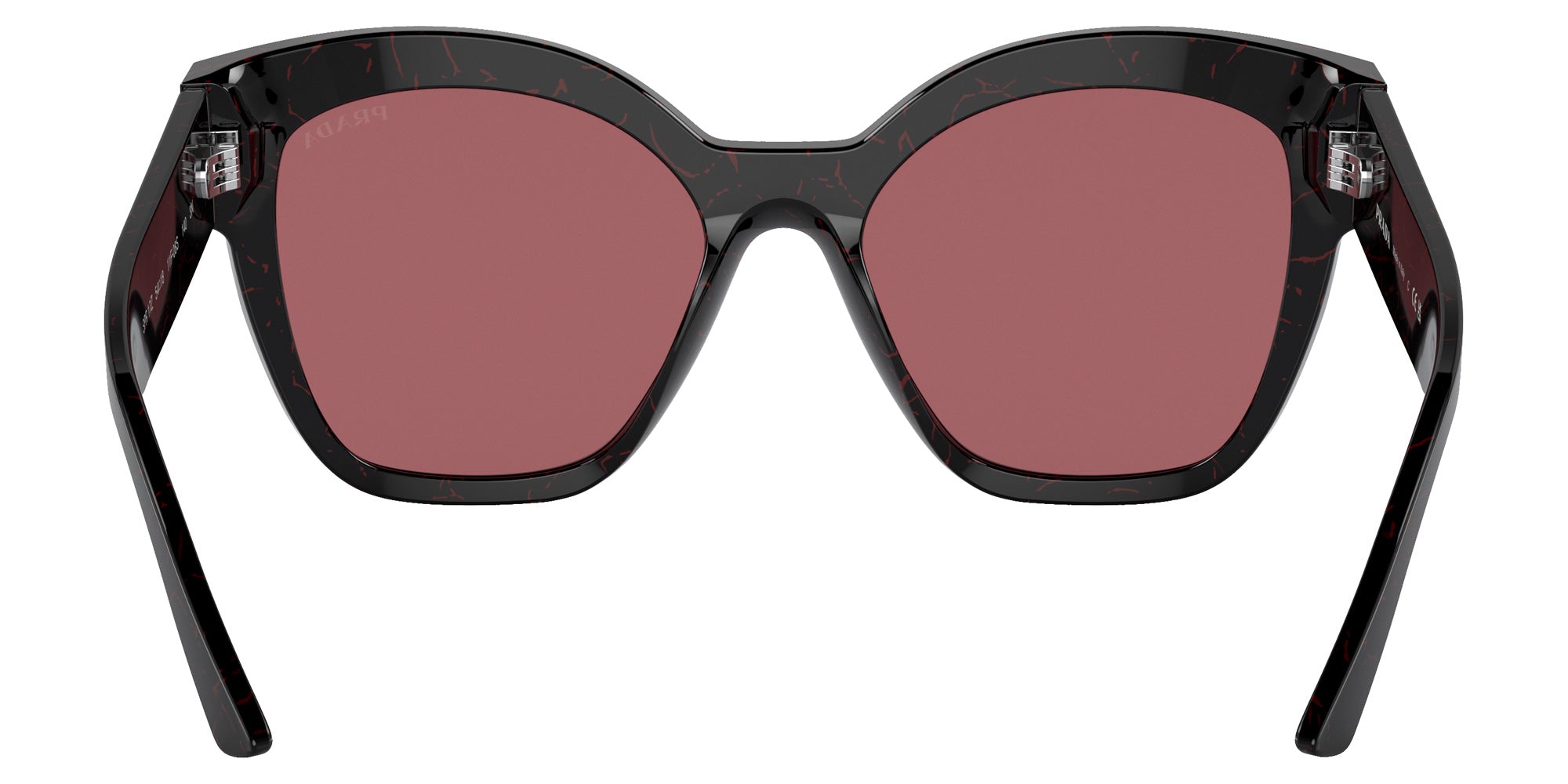 Prada PR 17ZS 11F08S 54 - Black/Etruscan Marble / Dark Violet #id:pr17zs11f08s_s:100115