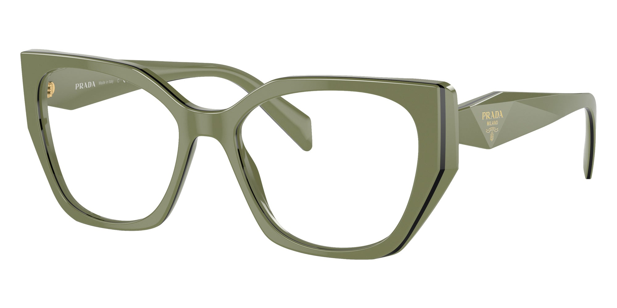 Prada PR 18WV 13J1O1 54 - Sage/Black #id:pr18wv13j1o1_s:100105