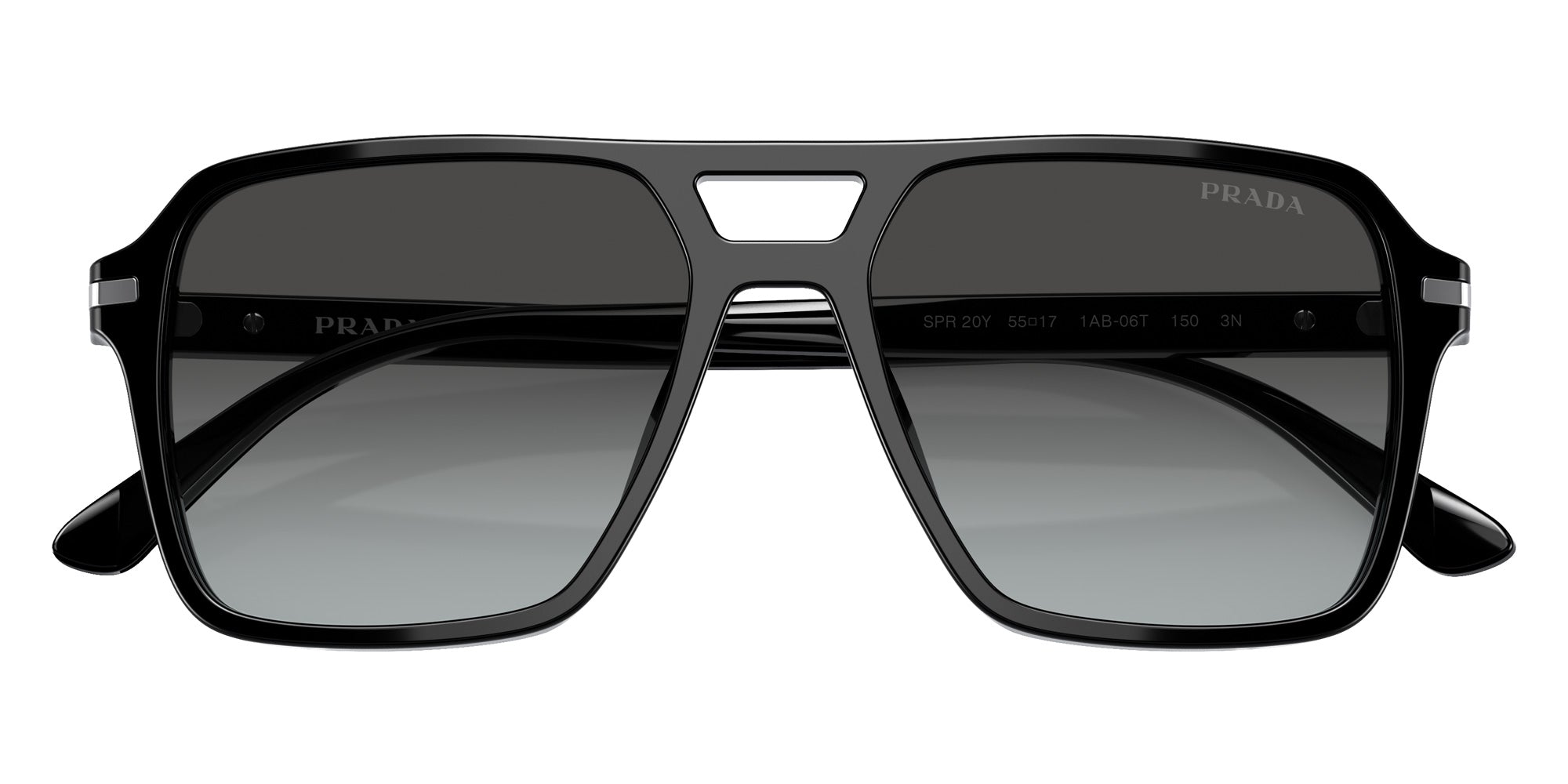 Prada PR 20YS 1AB06T 55 - Black / Gray #id:pr20ys1ab06t_s:100120