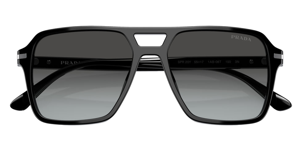 Prada PR 20YS 1AB06T 55 - Black / Gray #id:pr20ys1ab06t_s:100120