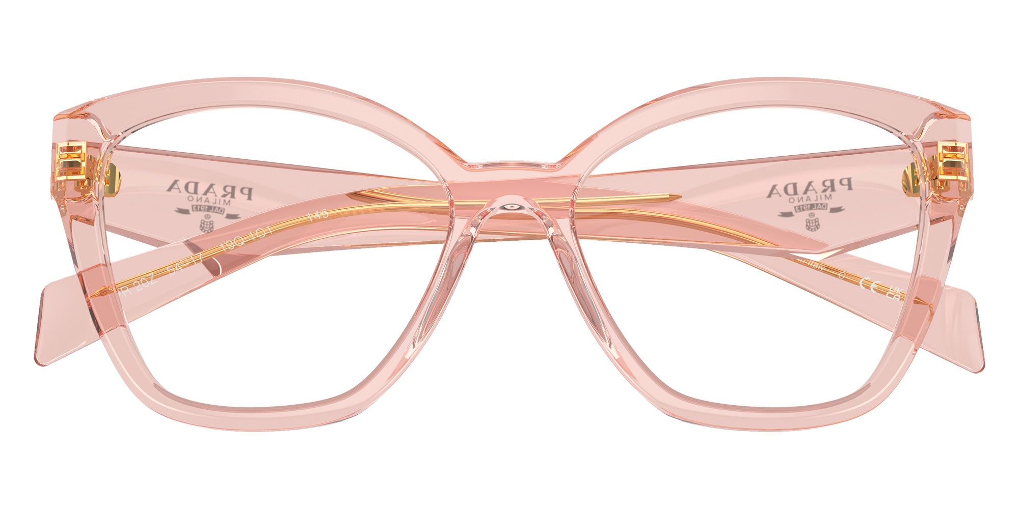 Prada PR 20ZV 19Q1O1 52 - Transparent Peach #id:pr20zv19q1o1_s:106120