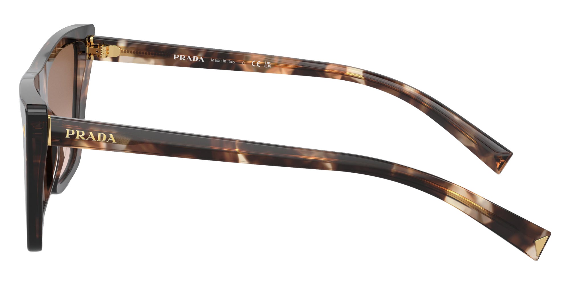 Prada PR 21ZS 07R0A6 55 - Caramel Tortoise / Brown Gradient #id:pr21zs07r0a6_s:100110