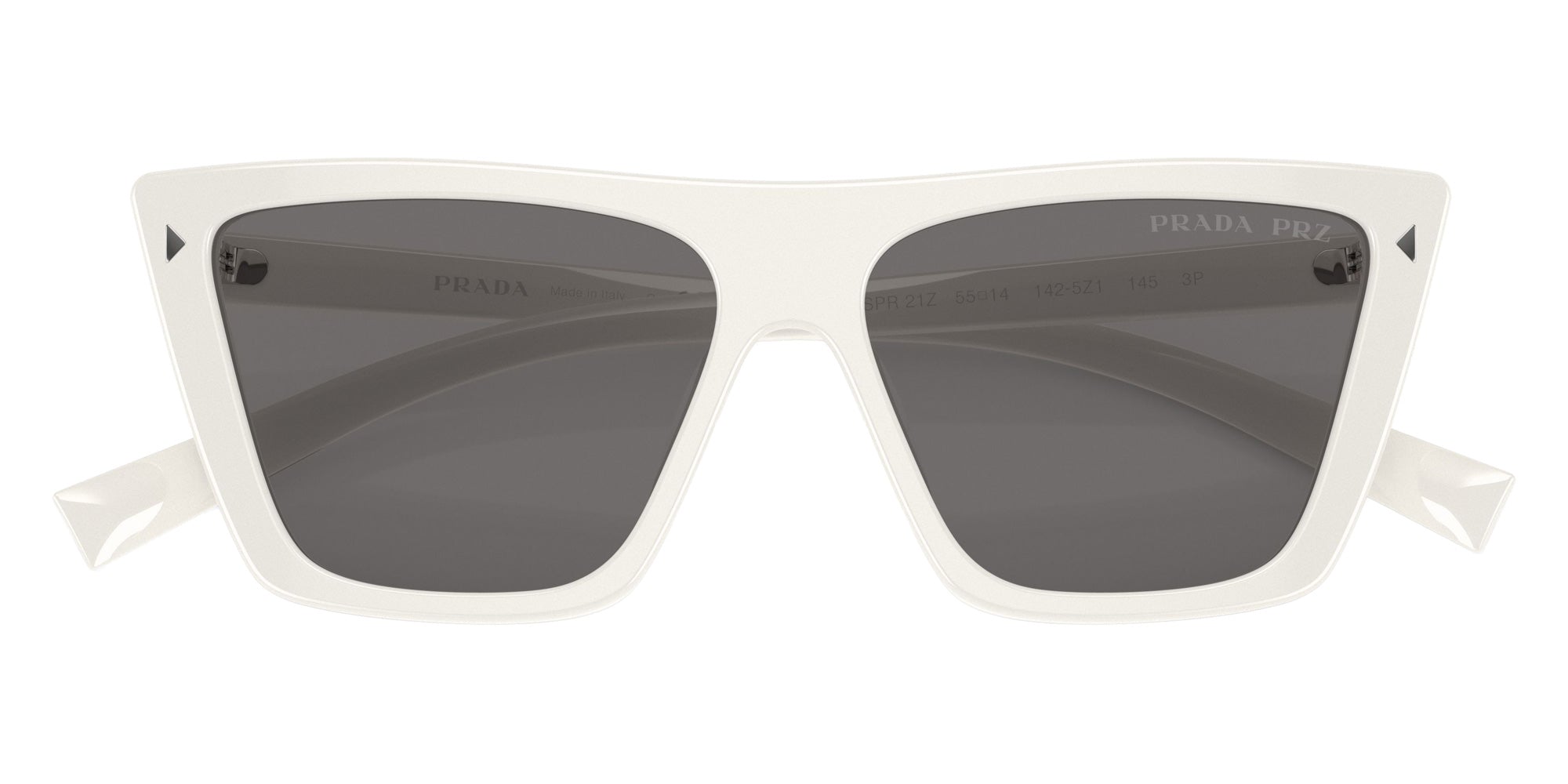 Prada PR 21ZS 1425Z1 55 - Talc / Polarized Dark Gray #id:pr21zs1425z1_s:102120