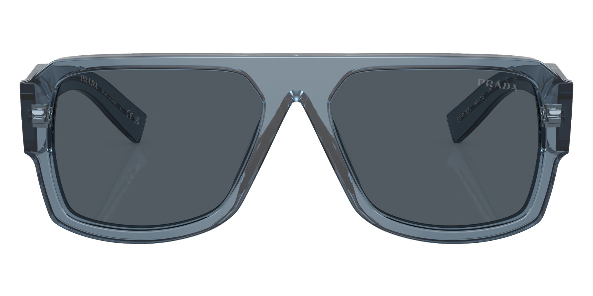 Prada PR 22YS 19O70B 56 - Transparent Gray / Dark Gray #id:pr22ys19o70b_s:100100
