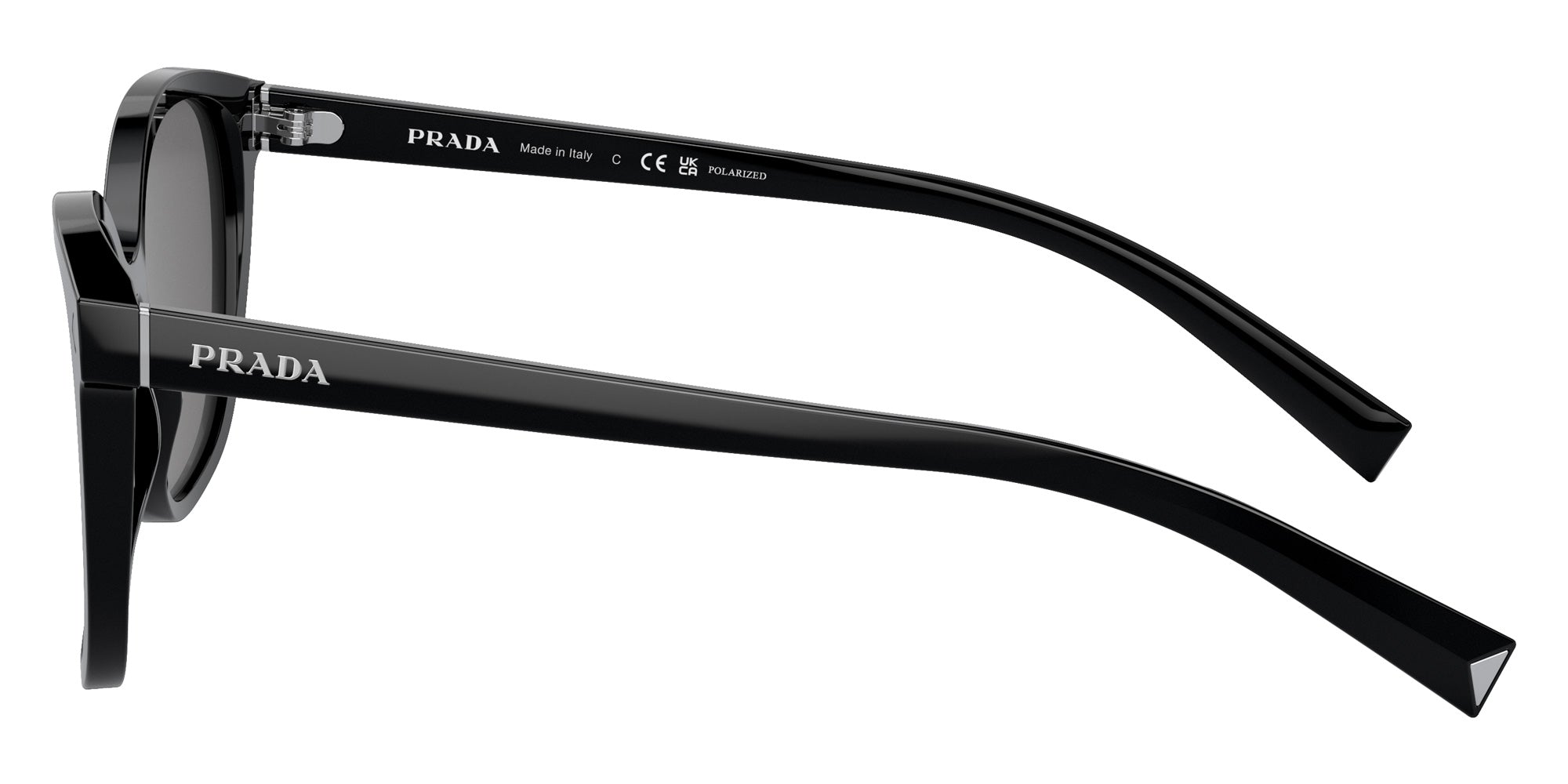 Prada PR 22ZS 1AB5Z1 53 - Black / Polarized Dark Gray #id:pr22zs1ab5z1_s:100110