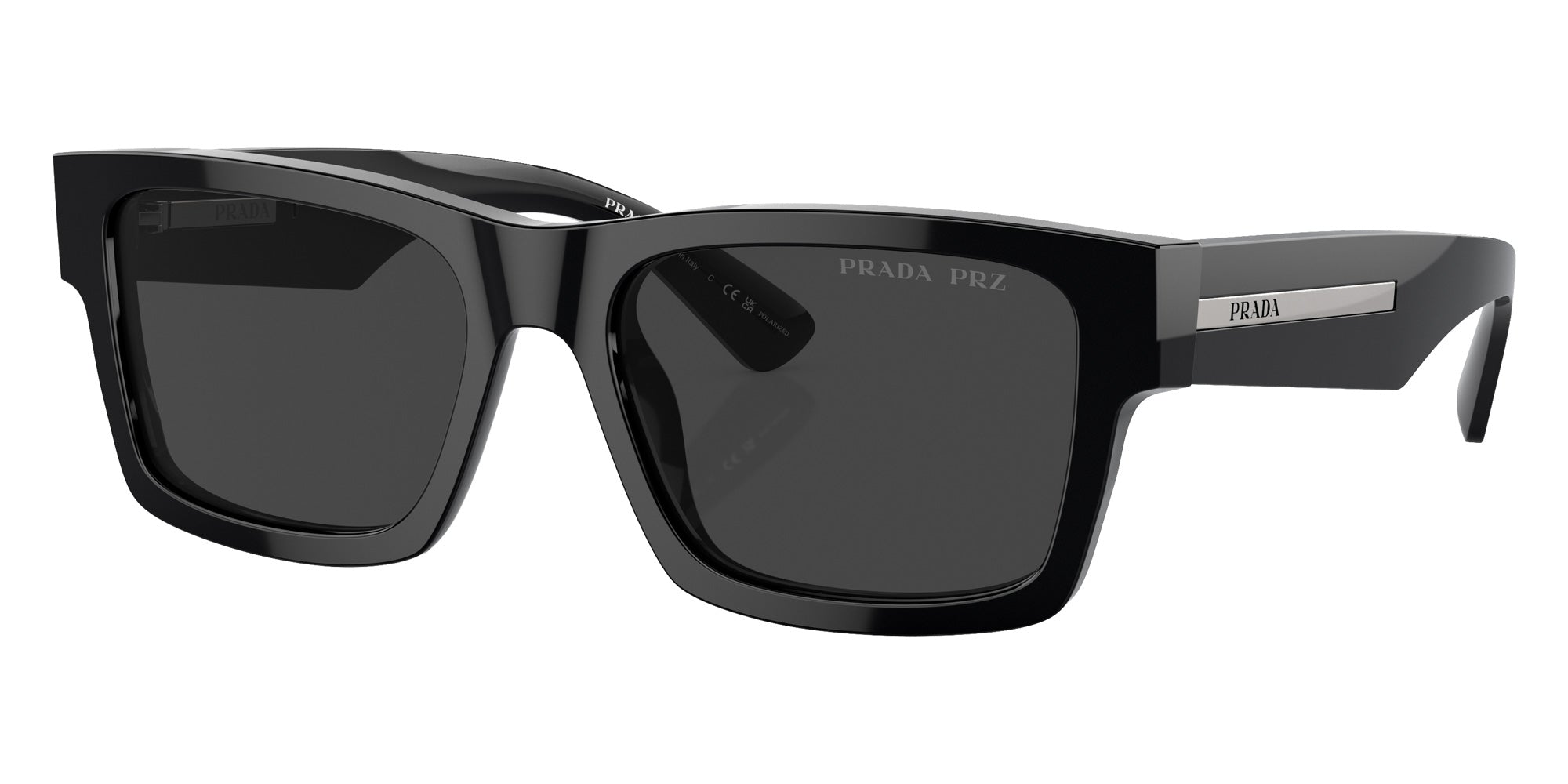 Prada PR 25ZS 1AB08G 53 - Black / Polarized Black #id:pr25zs1ab08g_s:100105