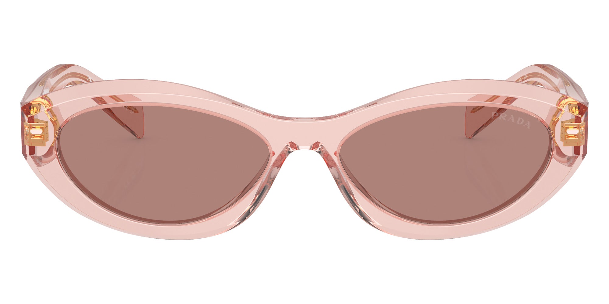 Prada PR 26ZSF 19Q10D 56 - Transparent Peach / Light Brown #id:pr26zsf19q10d_s:100100