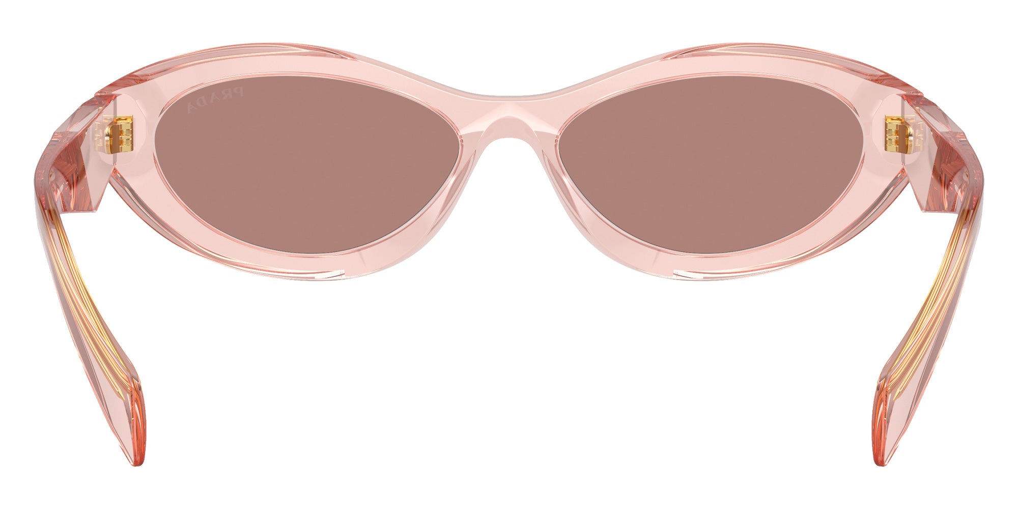 Prada PR 26ZSF 19Q10D 56 - Transparent Peach / Light Brown #id:pr26zsf19q10d_s:100115