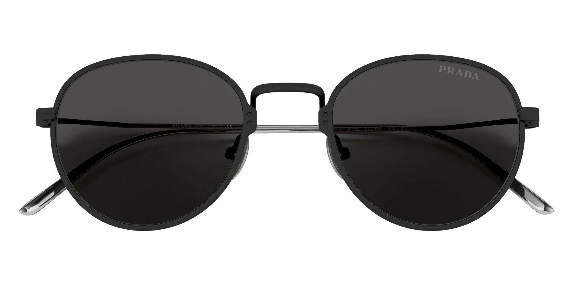 Prada PR 53WS 04Q5S0 50 - Matte Black / Dark Gray #id:pr53ws04q5s0_s:100120