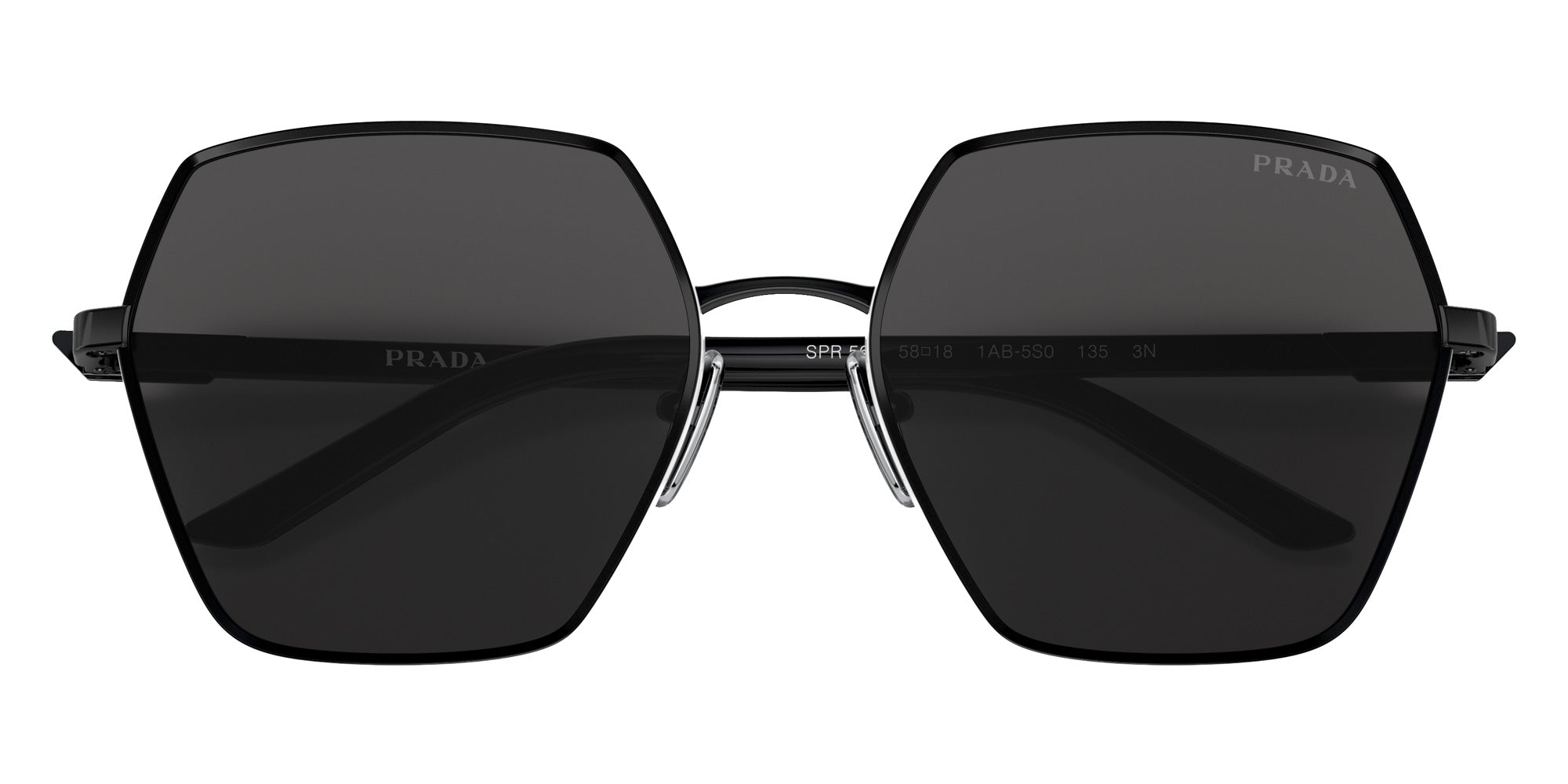 Prada PR 56YS 1AB5S0 58 - Black / Dark Gray #id:pr56ys1ab5s0_s:100120