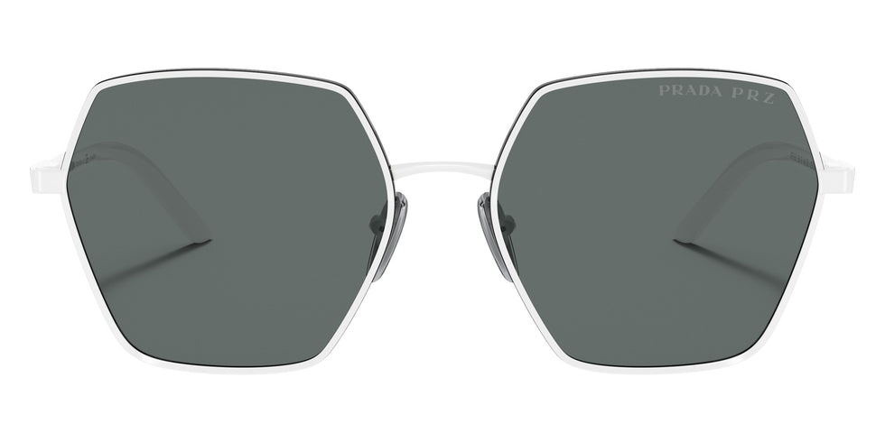 Prada PR 56YS 4615Z1 58 - White / Polarized Dark Gray #id:pr56ys4615z1_s:102100