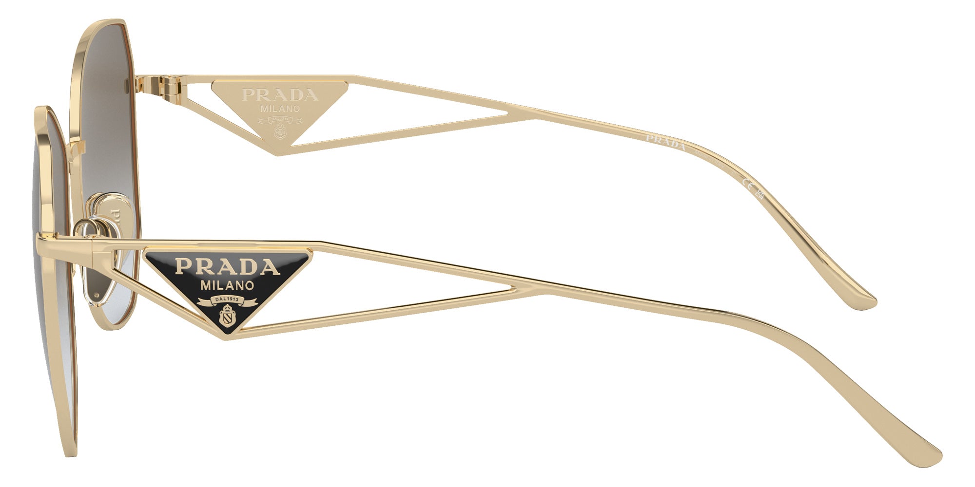 Prada PR 57YS ZVN0A7 57 - Pale Gold / Gray Gradient #id:pr57yszvn0a7_s:102110