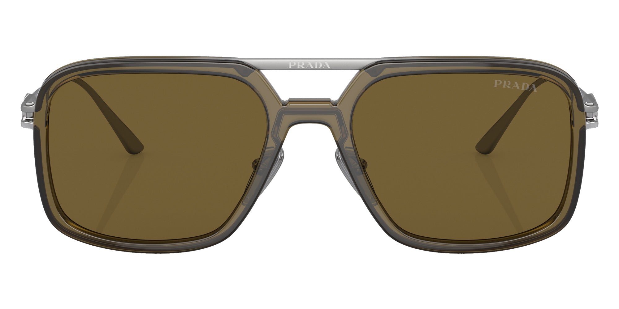 Prada PR 57ZS 18F01T 55 - Loden / Dark Brown #id:pr57zs18f01t_s:100100