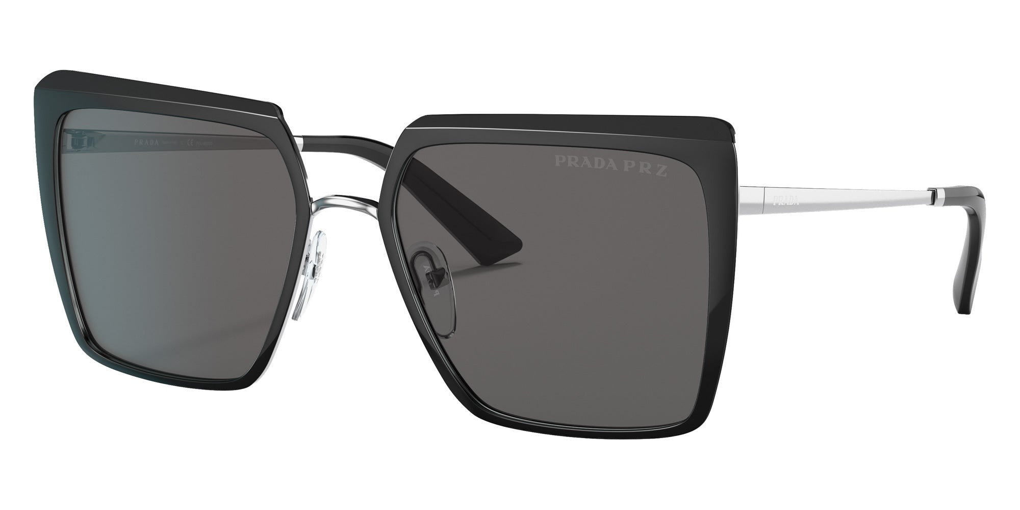 Prada PR 58WS 1AB5Z1 57 - Black / Polarized Gray #id:pr58ws1ab5z1_s:100105