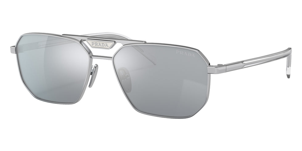 Prada PR 58YS 1BC02R 57 - Silver / Blue Mirrored Silver 80 #id:pr58ys1bc02r_s:100105