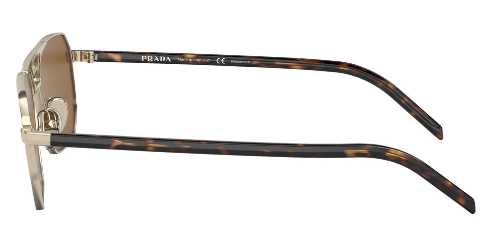 Prada PR 58YS ZVN5Y1 57 - Pale Gold / Polarized Dark Brown #id:pr58yszvn5y1_s:102110