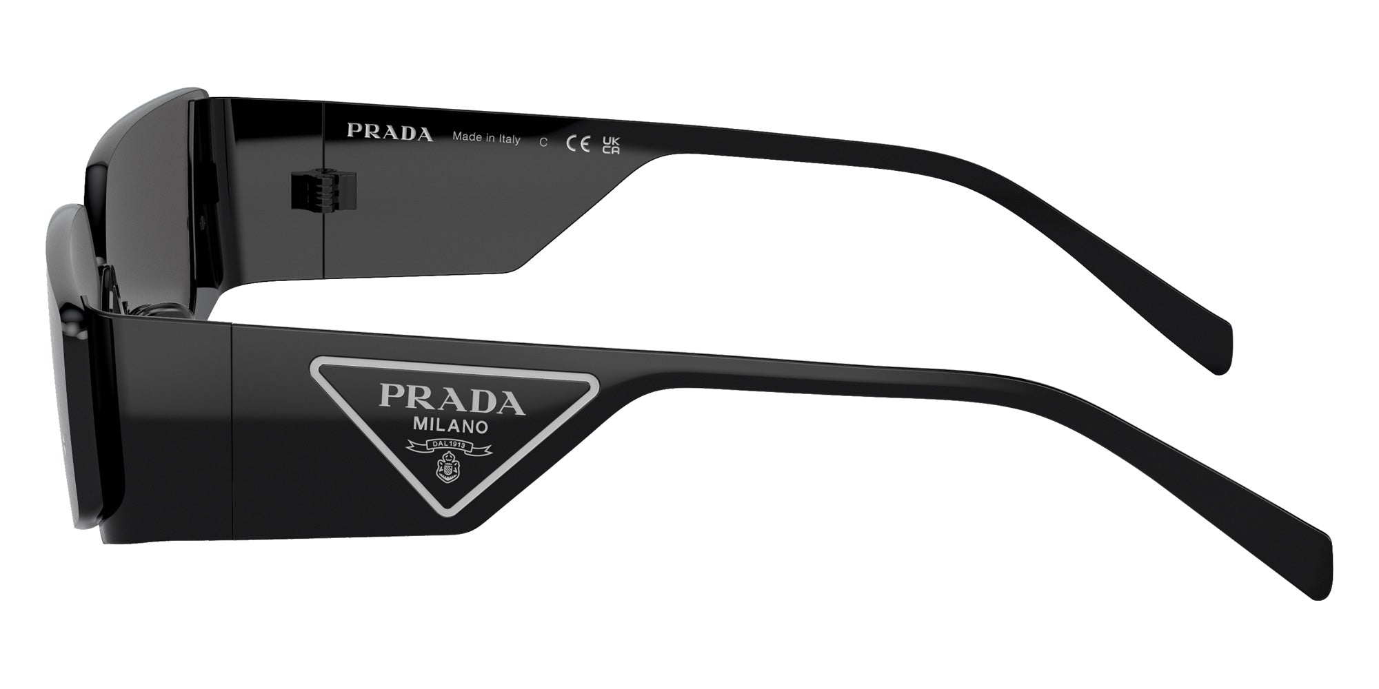 Prada PR 58ZS 1AB06L 70 - Black / Dark Gray #id:pr58zs1ab06l_s:100110