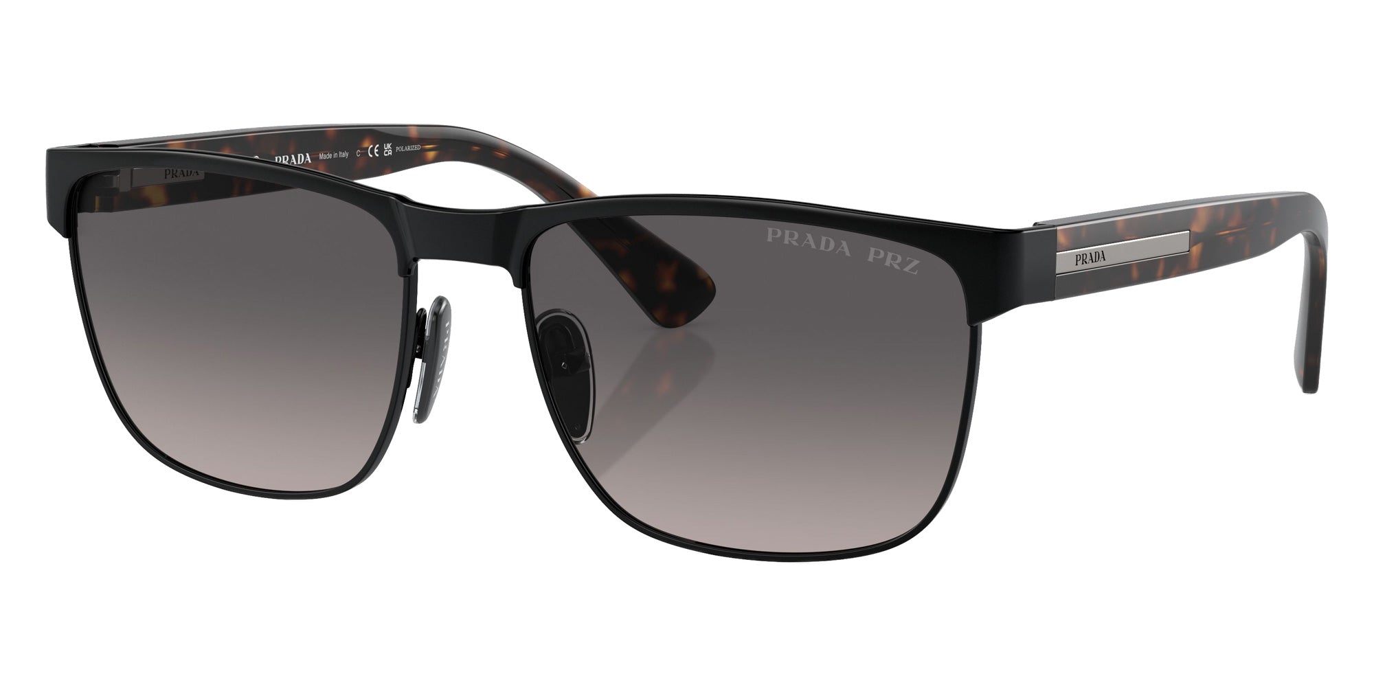 Prada PR 66ZS 1AB09G 58 - Black / Polarized Gray Gradient #id:pr66zs1ab09g_s:100105