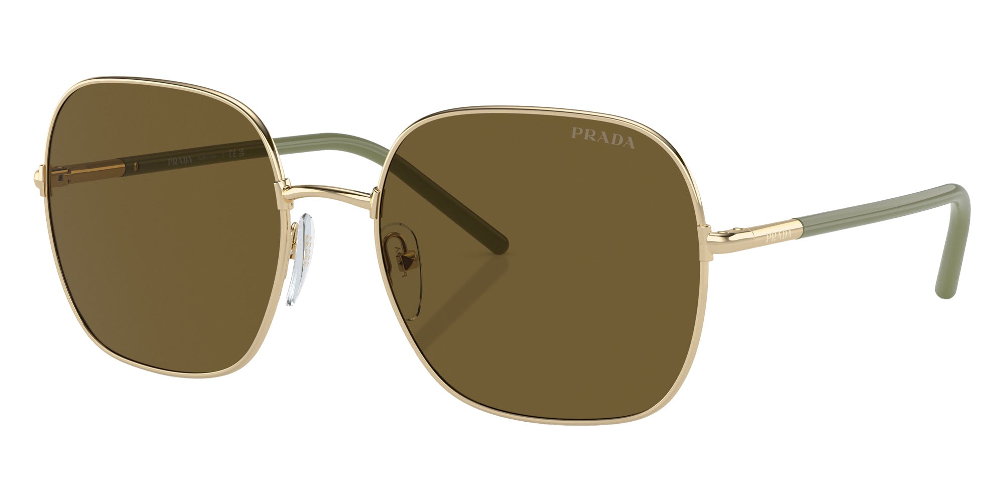 Prada PR 67XS ZVN01T 58 - Pale Gold / Dark Brown #id:pr67xszvn01t_s:100105