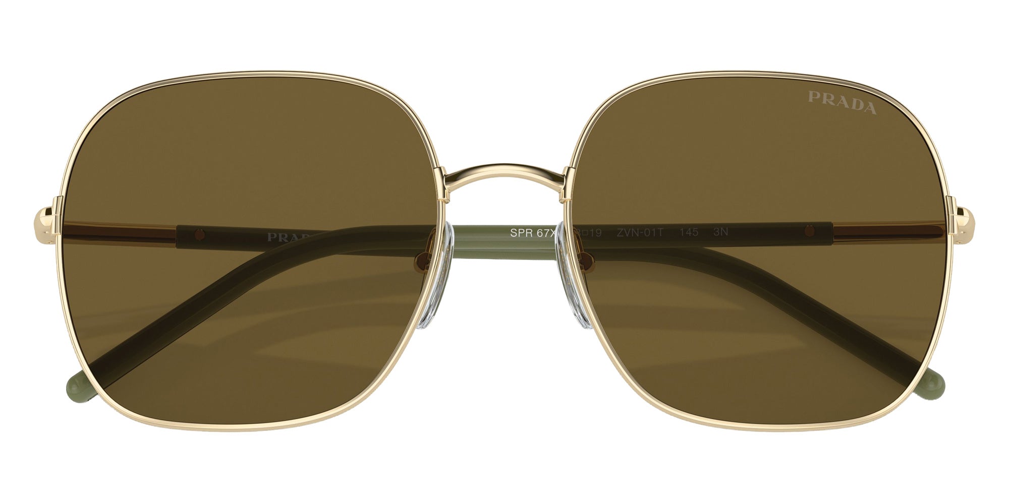 Prada PR 67XS ZVN01T 58 - Pale Gold / Dark Brown #id:pr67xszvn01t_s:100120