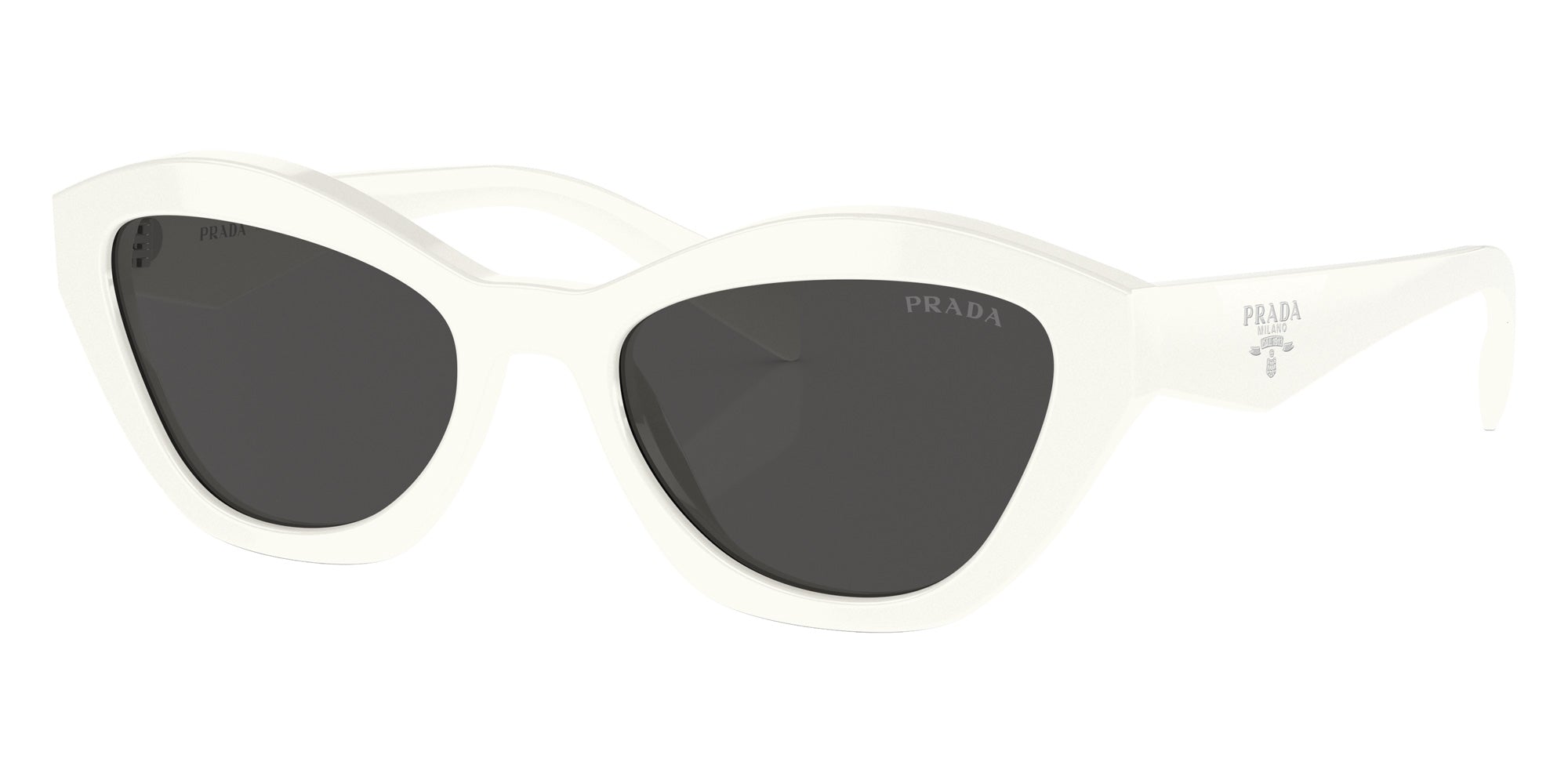 Prada PR A02SF 17K08Z 55 - White / Dark Gray #id:pra02sf17k08z_s:100105