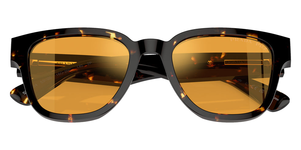 Prada PR A04S 16O20C 52 - Havana Black/Yellow / Yellow Polarized Mirrored #id:pra04s16o20c_s:100120