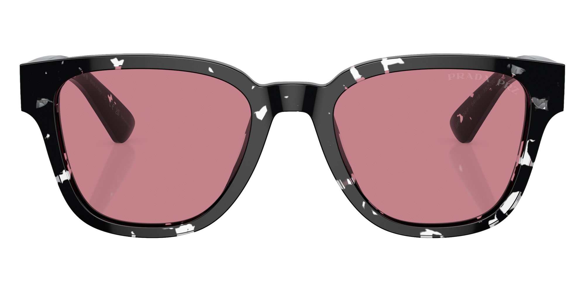 Prada PR A04SF 15O70C 54 - Havana Black Crystal / Red Crystal Polarized #id:pra04sf15o70c_s:100100